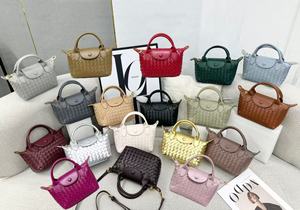 Latest Fashion Women <strong>Round</strong> Handle <strong>Woven</strong> Hand <strong>Bags</strong> for Ladies Small Handwork <strong>Woven</strong> <strong>Tote</strong> <strong>Bags</strong> From Guangzhou - Product Image 4