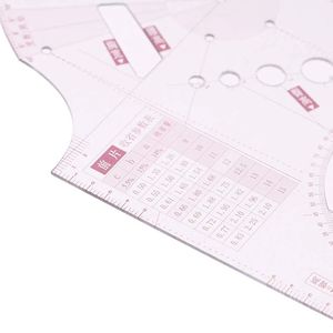 Juego de Reglas de <span class=keywords><strong>Costura</strong></span> Multifuncionales de 3 Piezas con Patrón Curvo, <span class=keywords><strong>Regla</strong></span> de Sastre, <span class=keywords><strong>Regla</strong></span> de Plástico para Patchwork, <span class=keywords><strong>Regla</strong></span> de Acolchado - Product Image 5