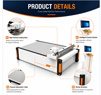Wellpappe-Vinyl-Vibrationsschneidemaschine Verpackungsschneider PVC-Platten-Flachbettschneidemaschine