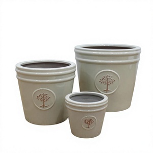 Trusted Factory Handicraft From Vietnam Planter <b>Pots</b> Ceramic <b>Pots</b> Indoor Decorative Planter With Customized Logo - Product Image 1