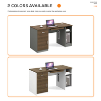 HQ Executive Bureau en bois Table de bureau simple et ensemble de chaises Table de bureau moderne pour le personnel