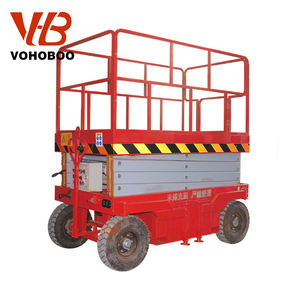 ISO標準14m 16mリフト電気ロボットライドオンシザーリフトテーブルマレーシア市場向け - Product Image 3