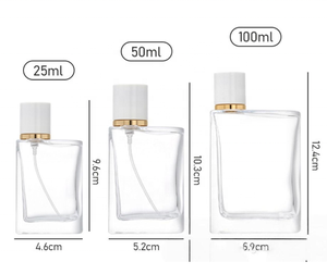 Flacone Spray Vuoto per Profumo Personalizzato, Unico, Quadrato, 30ml 50ml 100ml, <span class=keywords><strong>Rosa</strong></span>, Lussuoso, in Vetro Spesso con Pompa - Product Image 2