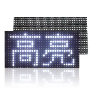 Outdoor LED Display Screen Bright waterproof and flame retardant Outdoor white LED display Outdoor White Color Dip Single Color Led Module