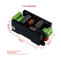 Module d'acquisition d'entrée analogique Doingwin RS485 Modbus-RTU isolé 4-20mA 0-10V, collecteur de signal industriel pour l'automatisation PLC