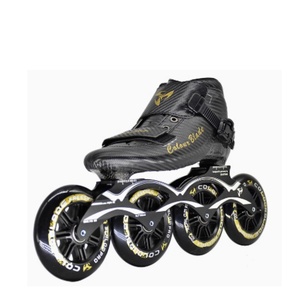 Patinage de vitesse 3 et 4 roues pour adultes en fibre de verre et carbone avec logo personnalisé OEM d'usine - Product Image 4