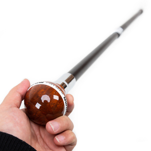 Bastón <span class=keywords><strong>de</strong></span> Senderismo con Diseño <span class=keywords><strong>de</strong></span> Madera, Estilo Británico, Metal, Creativo, Moderno y Lujoso para Hombres Jóvenes y Caballeros - Product Image 3