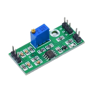 Módulo comparador de voltaje LM393 3.5-24V, control de comparador analógico de salida de alto nivel con indicador LED - Product Image 1