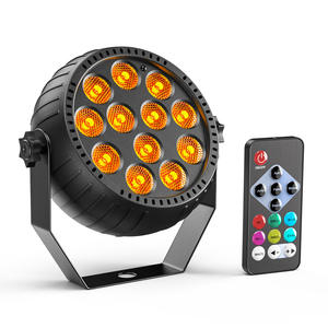 Faretto Portatile Mini RGB a 12 LED Ricaricabile DMX Strobo per Palcoscenico, Discoteca, DJ, KTV, <span class=keywords><strong>Bar</strong></span>, Club Notturno, Wireless a Batteria - Product Image 5