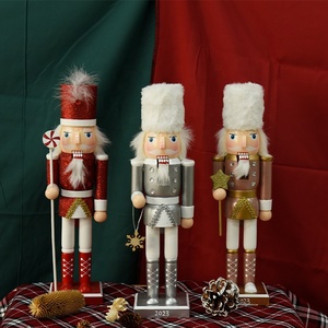 New 36cm thủ công bằng gỗ phim hoạt hình giáng sinh trang trí <span class=keywords><strong>nutcracker</strong></span> - Product Image 1
