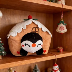 Peluche Pinguino Piccolo, Cuscino per Dormire, Bambola da Abbraccio con Imbottitura in Cotone PP, Regalo di Compleanno Unisex, Vendita all'Ingrosso - Product Image 2