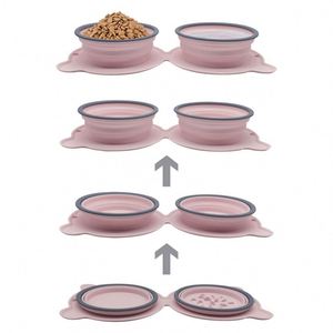 Comedero Lento Portátil para Perros - Tazón Plegable de Silicona de Grado Alimenticio para una Alimentación Personalizada de Mascotas - Product Image 4