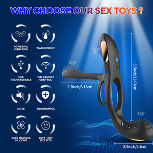 Vibrador de Massagem Prostata Masculino de Alta Qualidade com Carregamento Magnético USB, Silicone à Prova d'Água - Product Image 4