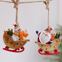 Boules de Noël de haute qualité, écologiques, durables, en résine, décorations personnalisées pour la maison, pendentifs suspendus pour les fêtes, petits cadeaux