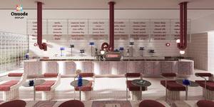 Mostrador de Café y Kiosco de Exhibición Personalizados |   Diseño de Cafetería Completo |   Soluciones Integrales de Mobiliario para Cafeterías - Product Image 5