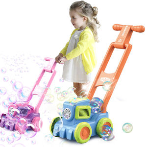 Jouets de jardinage d'extérieur pour enfants, tondeuse à bulles automatique avec lumière pour tout-petits, machine à bulles pour l'été - Product Image 1