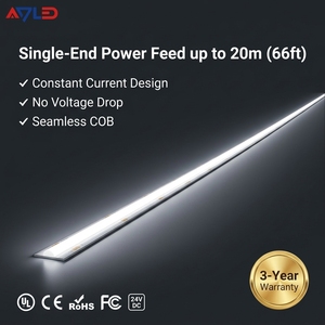Bande lumineuse LED COB à courant constant 504 LED/m 24V sans points, 20 mètres de long, flexible, pour projet - Product Image 5