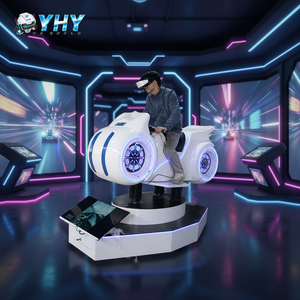 Productos para Parques de Atracciones, Motocicleta de Carreras de Fibra de Vidrio, Simulador de Motocicleta de Realidad <span class=keywords><strong>Virtual</strong></span> 9D, Máquina de Simulación de Conducción de Motocicletas - Product Image 1
