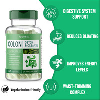 Complément d'extrait d'aloe vera en capsules pour soutenir le nettoyage du côlon, la digestion, la santé intestinale et la détoxification, non stimulant