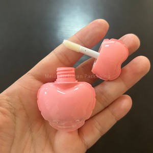 ISMAN - Envase de Brillo Labial en Forma de Corazón para Niños, Color Plateado Degradado a Rosa, Tubo de Envase Cosmético con Aplicador, 7 ml - Product Image 5