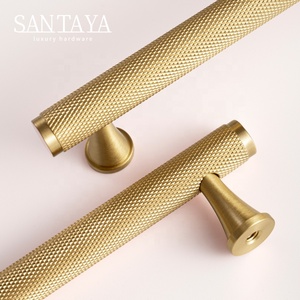 Santaya geknoopte massief messing Britse merk meubellades deurknoppen kastknoppen T-bars handgrepen klassieke bestseller - Product Image 6