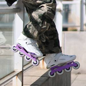 Patins à roulettes en ligne pour adultes OEM, design élégant, à une rangée, pour hommes et femmes, roulements ABEC-9, roues en PU, chaussures de ville pour l'extérieur - Product Image 3
