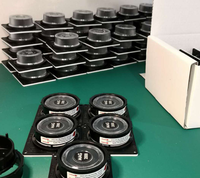 Indicateur d'impact de type montre, capteur mécanique 2G, fixation à vis, non réversible, en plastique rouge, pour l'industrie lourde et la logistique