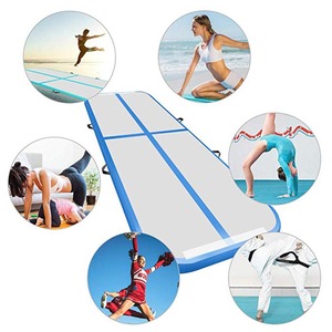 Tapis de gymnastique gonflable, piste d'air, 2m 3m 4m, avec pompe à Air, pour usage domestique, entraînement, pom-pom girl, Yoga, remplissage d'eau - Product Image 5