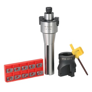 Xeast — moulin à surface 50 22 4T, avec arêtes R8 FMB22 et APMT1604, jeu d'insertions en carbure pour <span class=keywords><strong>CNC</strong></span> - Product Image 1