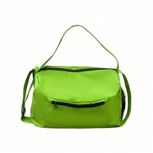 Bolsa de Viaje de Fin de Semana Impermeable de Cuero PU para Mujer, Bolsa de Gimnasio Personalizada, Bolsa Deportiva Verde Tipo Caja de Zapatos - Product Image 1