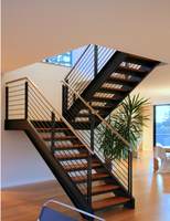 CBMMart Escalier droit à double quille au design de luxe de qualité supérieure pour l'intérieur