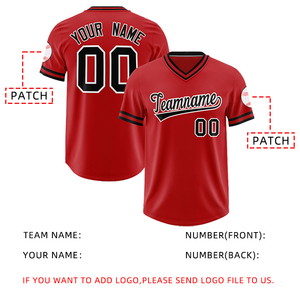 Camiseta de béisbol con logotipo de equipo personalizado y número impreso, jersey en blanco al por mayor, <span class=keywords><strong>camisetas</strong></span> de béisbol con bordado retro y cuello en V para <span class=keywords><strong>hombre</strong></span> - Product Image 3