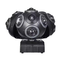 Nouvelle lampe à boule disco RGBW Style Planet 3 DMX512 à trois bras, projecteur LED mobile 10W pour fête et scène laser, 12 pièces