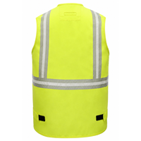 Gilet de travail jaune haute visibilité respirant, uniforme de sécurité, fourni par l'usine