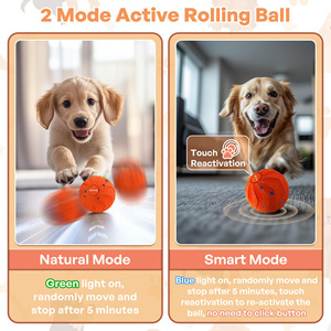 Popolare Giocattolo Interattivo per Cani a Forma di Palla con Movimento Casuale, Funzioni di Rimbalzo e Rotazione, Ricaricabile, Realizzato in Materiale TPU - Product Image 5