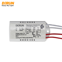 Transformador Electrónico OEM de 12V con Salida Única, 22-60W, 220-240V, 50/60Hz para Lámpara Halógena