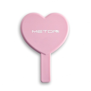 ABS <b>Plastic</b> Type Silkscreen Printing Logo Heart Shape Single Side Mirror - Product Image 2