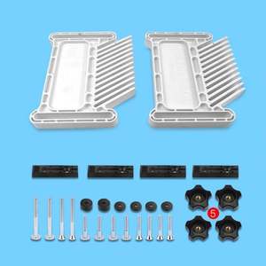 ANDUUK Máquina de grabado para carpintería W-50 Amarillo/Azul, Juego de tableros de sujeción multiusos con doble sistema de plumas y ranura para calibrador de inglete - Product Image 6