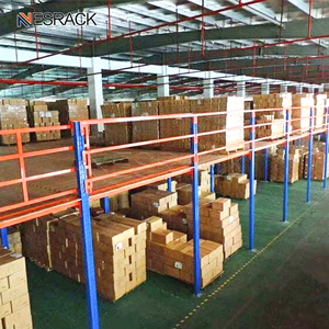 Kho Heavy Duty Loft nền tảng xếp chồng kệ lưu trữ gác mái giá <span class=keywords><strong>Pallet</strong></span> Kệ tầng lửng giá - Product Image 5