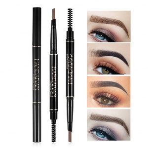 Crayon à sourcils automatique rotatif 5 couleurs, double embout, waterproof, anti-bavures, pointe fine, pour maquillage des yeux - Product Image 3