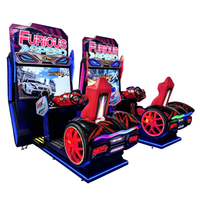 Machine de jeu d'arcade de course automobile à monnayeur, simulateur d'amusement intérieur