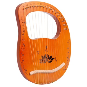 Giá Tốt Nhất Lyre <span class=keywords><strong>Harp</strong></span> 16 <span class=keywords><strong>Strings</strong></span> Di Động Làm Bằng Gỗ Gụ Cho Trẻ Em Vui Chơi Giải Trí - Product Image 2
