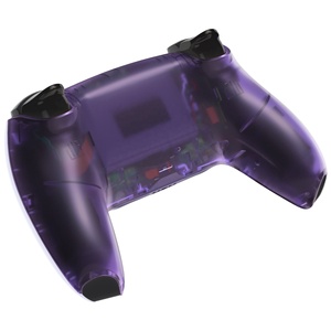 EXtremeRate Clear Purple DIY Replacement Back Case Housing Shell for PS5 <b>Controller</b> - Product Image 5