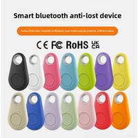 Mini traceur GPS étanche Bluetooth pour animaux de compagnie, compatible Android, localisateur de chiens/chats, accessoires de collier de clé de voiture pour enfants