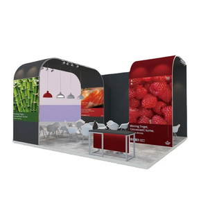 Système de stand modulaire en aluminium de 62 mm d'épaisseur, à plusieurs étages, pour exposition portable en salon professionnel - Product Image 2