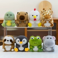 Peluches personnalisées Kawaii très populaires : jouets en peluche Capybara, Lapin, Ours, Éléphant pour enfants