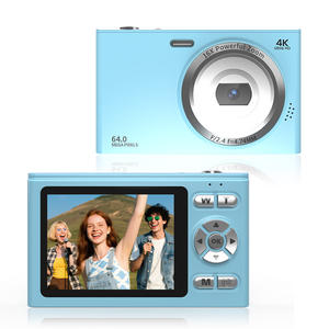 Appareil photo numérique avec écran de 2,8 pouces, haute définition 4K, 64 MP CCD, carte SD, pour vlog et photos/vidéos en extérieur, neuf d'usine - Product Image 1