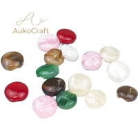 Kancing Resin Baju Fenxinju Multiwarna, Kancing Plastik Bentuk Sanggul Bulat untuk Setelan, Jaket, Sweater, Fashion Wanita