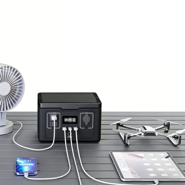 Lifepo4 Battery Portable Power Charging Station 512W Outdoor Lithium Ion Battery Solar Generator Highly Efficient Power Station
