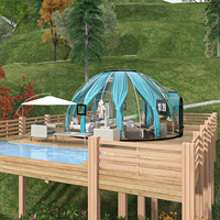 Dôme Igloo Transparent Luxe « Full House » en PC, Maison Bulle d'Extérieur pour Glamping et Restaurant, Design Premium